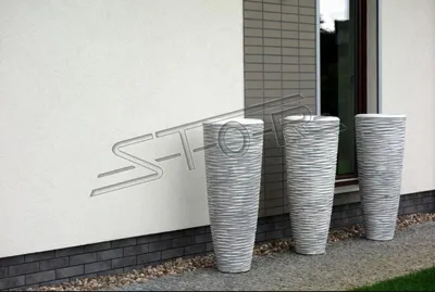 Produktbild von Blumenkübel Pflanz Kübel Dekoration Figur Blumentöpfe Garten Vasen Gefäss 204075