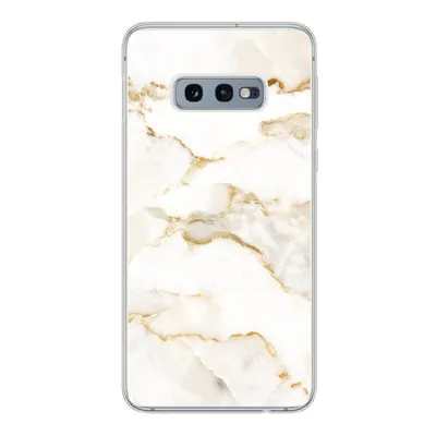 Produktbild von MuchoWow® Handyhülle Schutzhülle Hülle für Samsung Galaxy S10e Marmor - Limette - Gold - Luxus - Marmoroptik - Weiß Silikon Softcase Handy Hülle - Handy