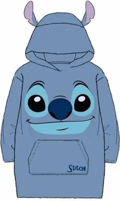 Imagen del producto de Sudadera oversize de Disney Stitch, color coral, para niños