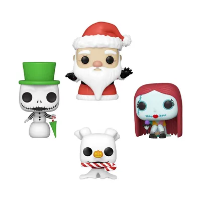 Immagine prodotto di Funko Pop! - Zestaw 4 figur Disney "Miasteczko Halloween" - Pocket POP! Edycja Świąteczna