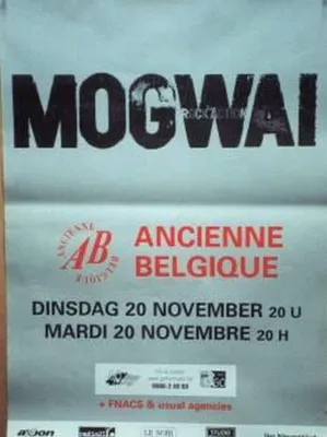 Imagen del producto de Mogwai - Concierto en Bélgica - Póster - 70x100 cm