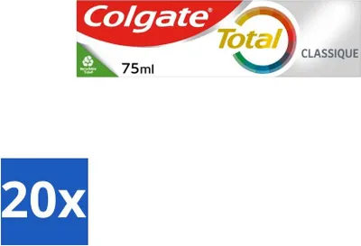 Obrázek produktu pro Colgate - Total Classic - zubní pasta - 75 ml - výhodné balení - 20 kusů