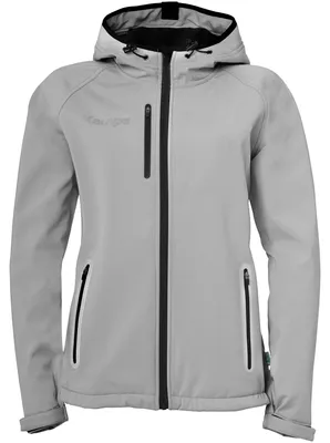 Image de Kempa Softshell Jacket Women - gris foncé, Taille:M