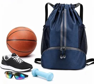 Produktbild von Unyqoos® Geräumige und wasserabweisende Sporttasche mit Kordelzug und Schuhfach für Sport und Freizeit