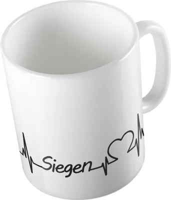 Produktbild von Huuraa Kaffeetasse Siegen Geschenk Tasse Weiß 330ml Siegen Präsent