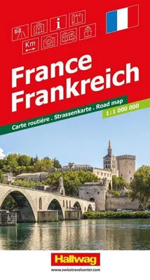 Obrázok produktu pre Hallwag Road Map Francúzsko 1:1 milión