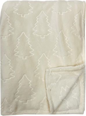 PINAR - Plaid 150x200 cm Whisper White - weiss