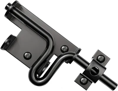 Productafbeelding van Sliding Bolt Gate Lock with Padlock Hole for Garden and Barn Doors
