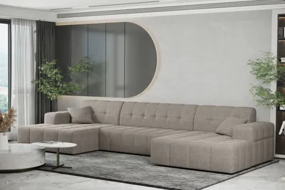 Produktbild von Kaiser Möbel Ecksofa U-form Sofa U-form NIMES Stoff Verita Warmbeige