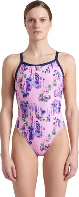 Obrázek produktu pro Arena Rose Texture Xcross Back dámské plavky - růžové | Velikost: 32