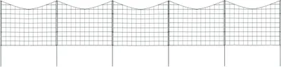 Zdjęcie produktu dla Maison Exclusive – zestaw ogrodzenia ogrodowego Konkav 77,5 x 64 cm, zielony