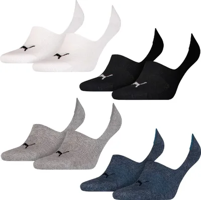 Produktbild von Puma Invisible Footie Socks (2 Pairs) - White - 9-11