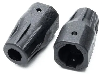 Imagen del producto de CRX2, dos unidades de buje trasero de plástico.