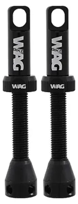Produktbild von Wag 44 Mm Tubeless Ventile 2 Einheiten Schwarz  Schwarz One Size