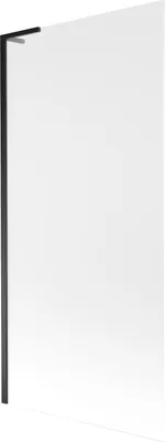 Produktbild von Mexen Next L Badewannen-Faltwand 1-flügelig 90 x 150 cm, Mattglas, Schwarz - 895-090-000-03-30-70