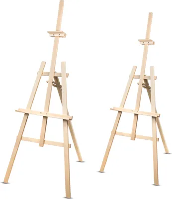 Zdjęcie produktu dla Drewniana sztaluga 178 cm WOODOK dla dzieci lub dorosłych 2 ilości.