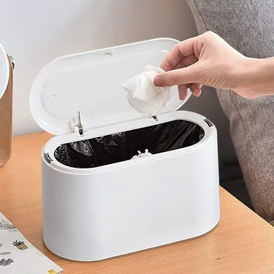 Produktbild von Kleiner Klappmüllbehälter aus Kunststoff