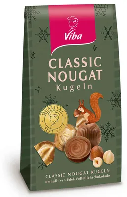 Produktbild von Viba Classic Nougat Kugeln 105g