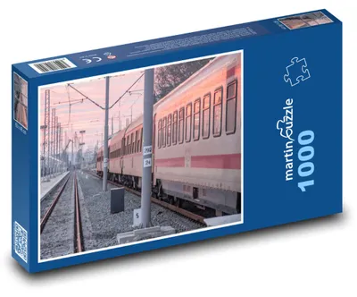 Zdjęcie produktu dla Puzzle 1000 Pociąg na dworcu - martinpuzzle