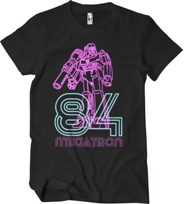 Produktbild von Megatron 84 Neon T-Shirt - X-Large - Black