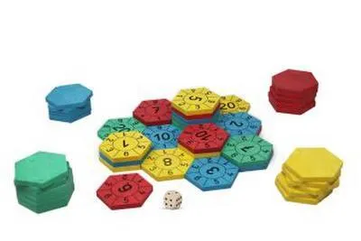 Produktbild von Mathespiel - Zahlenburg Hexagon