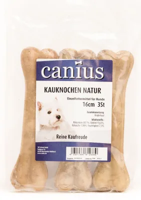 Produktbild von Canius Kauknoch Natur 16cm 3St
