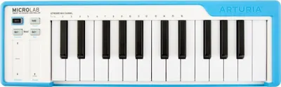 Zdjęcie produktu dla Arturia Microlab Klawiatury sterujące do 25 klawiszy Blue