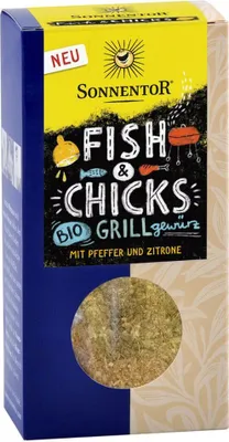 Produktbild von Fish & Chicks Grillgewürz  55 g – Zitronenpfeffer für Fisch & Geflügel