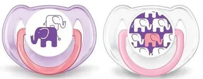 Obrázek produktu pro Philips Avent dudlík 6-18 měsíců bez  2 ks, Slon