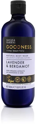 Produktbild von Baylis & Harding Goodness Duschgel für den Körper, beruhigend mit Lavendel und Bergamotte (500 ml)