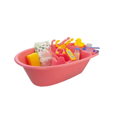 Produktbild von Puppen-Badewanne mit Zubehör, 50cm