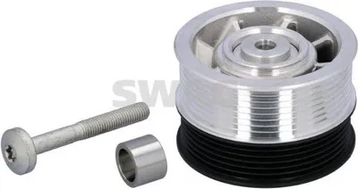 Produktbild von SWAG 10 94 4978 Umlenkrolle Keilrippenriemen 90mm passend für MERCEDES-BENZ E-Klasse Limousine (W211) E-Klasse T-modell (S211) CLS (C219) SL (R129)