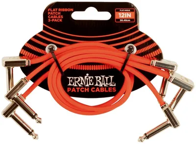 Zdjęcie produktu dla Ernie Ball P06403, 6,35 mm, męski, 6,35 mm, męski, 0,3 m, czerwony