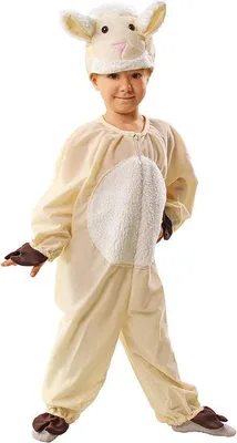 Produktbild von Schaf-Outfit 134/140 Weihnachtsspiel-Overall