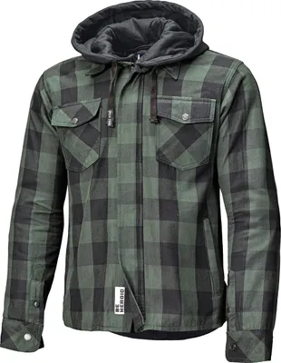 Produktbild von Held Lumberjack II Motorrad Textiljacke, schwarz/grün, L