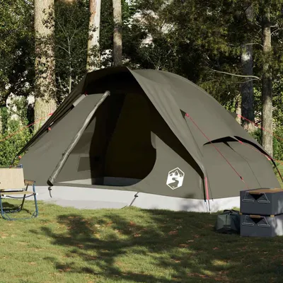Produktbild von "2026 Promotion" Kuppel-Familienzelt 6 Personen, Familienzelt UV-Schutz, Braun Wasserdicht - Campingzelte CC23524