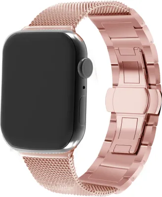 Produktbild von Strap-it Apple Watch 8 Milanese Stahlarmband (Roségold)