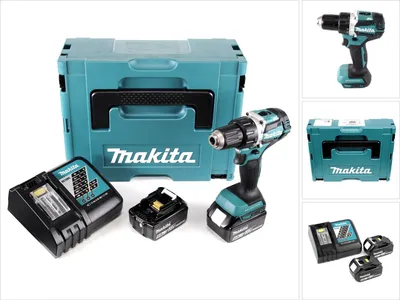 Image de Makita DDF484RTJ - Perceuse/visseuse - sans fil - 2 vitesses - mandrin 13 mm - 54 N-m