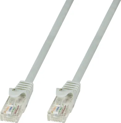 Produktbild von LogiLink CP1102U, 15 m, Cat5e, U/UTP (UTP), RJ-45, RJ-45, Grau
