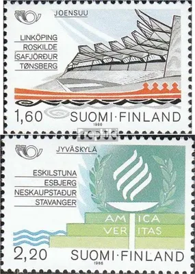 Produktbild von Briefmarken Finnland 1986 Mi 996-997 (kompl.Ausg.) postfrisch NORDEN86