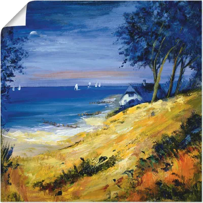 Produktbild von ARTland Poster Das Meer zu Hause Größe: 70x70 cm