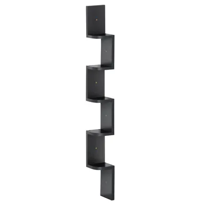 Produktbild von HOMCOM Wandregal Regal Hängeregal Eckregal Zickzackregal Bücherregal Regale