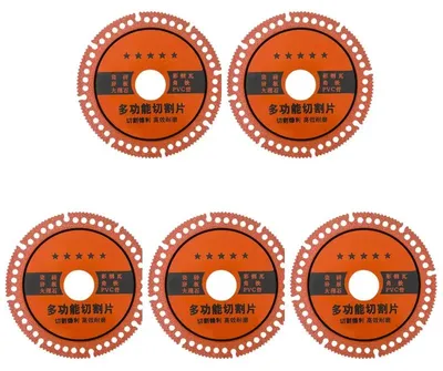 Produktbild von Winkelschleifer Schneidscheibe, Wolframkarbidstahl, Industriequalität, 5pcs