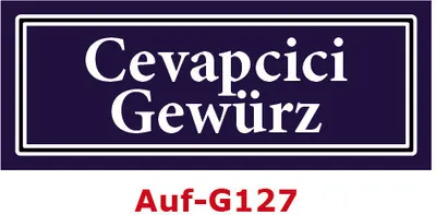 Produktbild von 200 Stück Gewürzaufkleber Cevapcici Gewürz 40x16mm Gewürzetiketten Sticker Lebensmittel (Auf-G127)