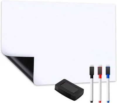 Selbstklebende magnetische Whiteboardfolie 80 x 40 cm, trocken abwischbare Tafel, ideal für Schule, Büro und Zuhause