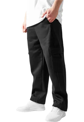 Image de Urban Classics - Pantalon de survêtement cargo noir - M