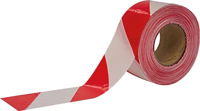 Image de Cimco 182782 Ruban de délimitation rouge/blanc (L x l) 500 m x 75 mm (182782)