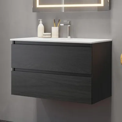 Obrázek produktu pro Umývadlová deska Stella s podstavní skříňkou, šířka 82 cm