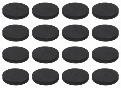 Zdjęcie produktu dla Podkładki izolacyjne - 16 sztuk - Czarne - 30 x 5 mm - Antypoślizgowe pianka EVA