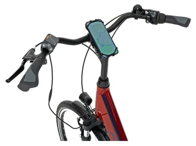 Productafbeelding van FISCHER 50401, fietsenhouder voor smartphone, siliconen, zwart